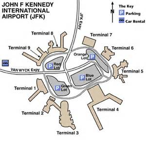 John F. Kennedy International Airport Airport Maps - Maps and Directions to New York JFK ...