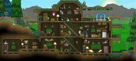 Starbound Cabin House design by RedLace #Starbound #pcgames | Terraria ...