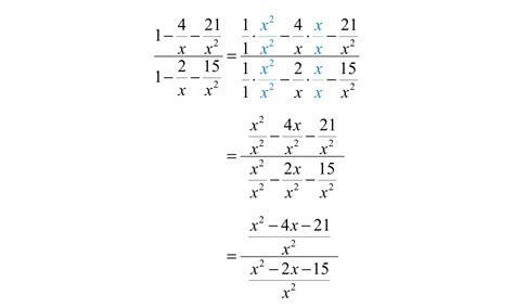 Simplifying Complex Fractions Worksheet