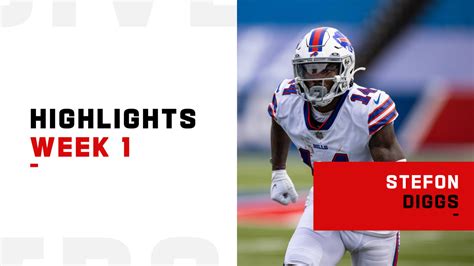 Every catch from Buffalo Bills wide receiver Stefon Diggs' Bills debut ...