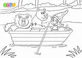 Row Your Boat Coloring Page Pages sketch template