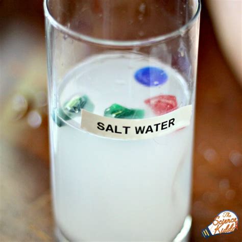 Salt Water Experiment | Ocean Science for Kids • The Science Kiddo