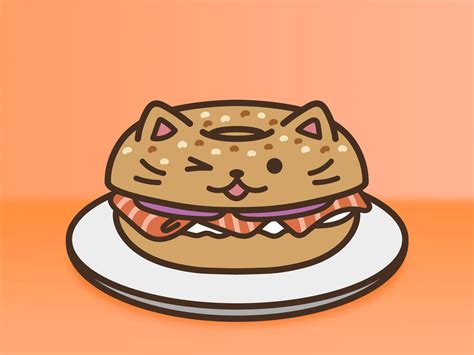 Cat Food - Bagel by Jason Craig on Dribbble