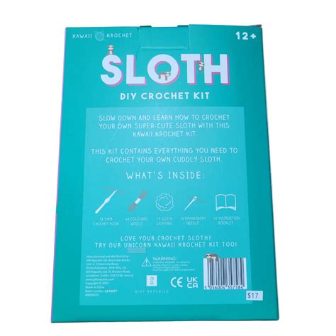 DIY Sloth Crochet Kit — A Framers Touch