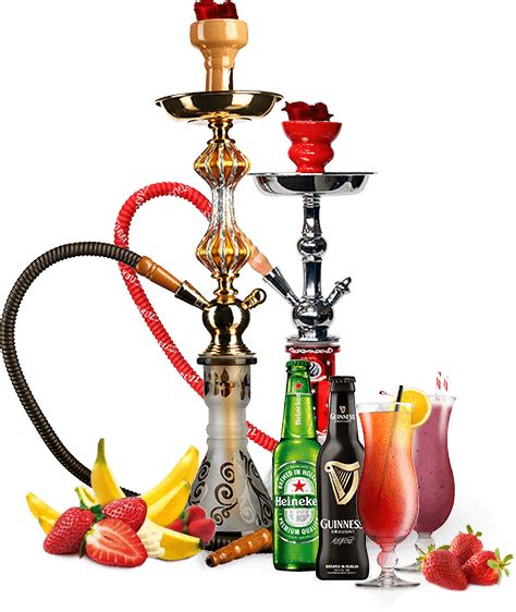 Drinks And Hookah At Fusion Bar And Lounge - Hookah And Drinks Png ...