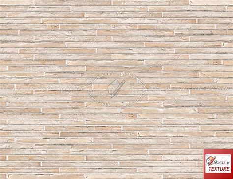 Clay bricks wall cladding PBR texture seamless 21732