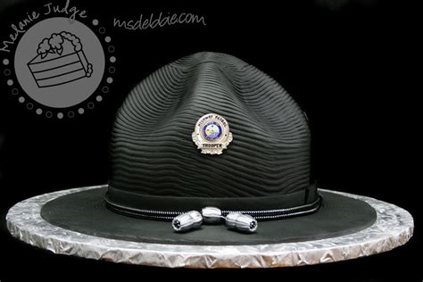 Cake Walk: Florida Highway Patrolman's Hat Cake