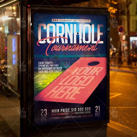 Download Cornhole Tournament Flyer - PSD Template | PSDmarket