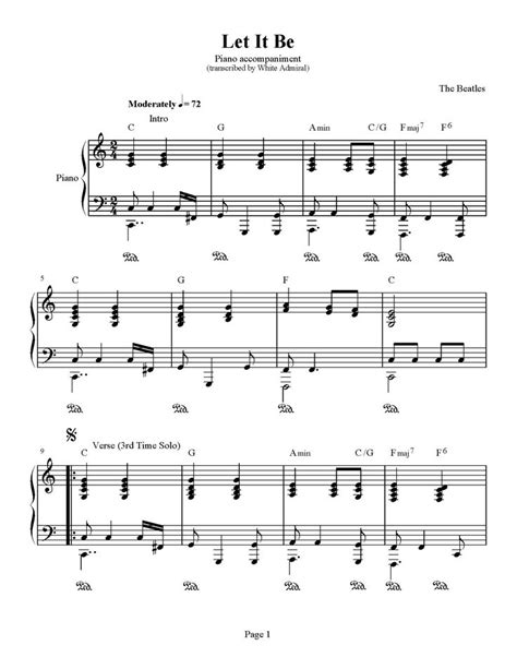 40 best beginner piano sheet music images by theresa lowry on Pinterest | Sheet music, Music and ...