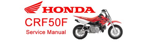 Honda CRF50 Service Manual: Free CRF50F Pit Bike Repair Guide