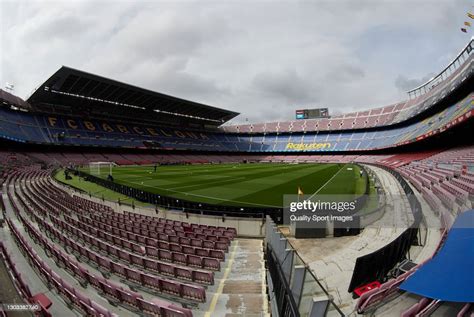 A general view inside the stadium prior to the La Liga Santander ...