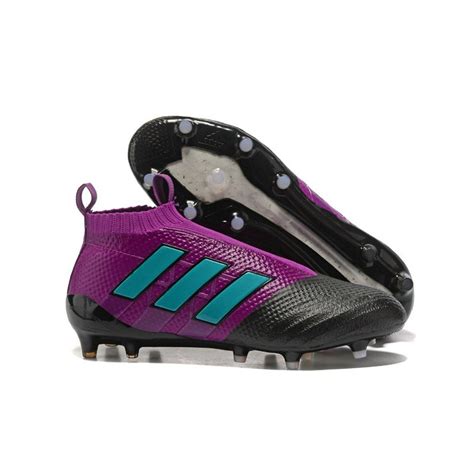 adidas ACE 17+ Purecontrol FG Soccer Cleats - Purple Black Blue