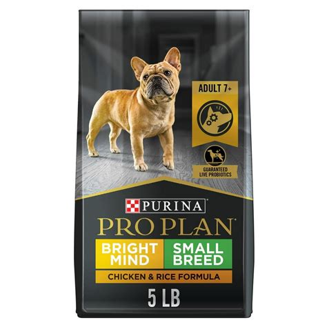 Purina Pro Plan Small Breed Senior Dog Food, Bright Mind 7+ Chicken ...