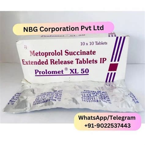 Metoprolol Succinate Extended Release Tablets at Rs 150/stripe ...