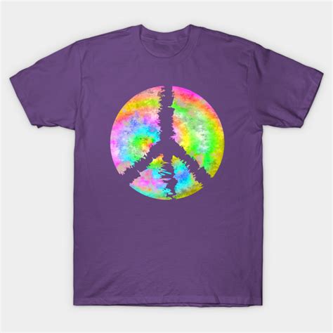 Tie Dye Peace Sign - Peace - T-Shirt | TeePublic