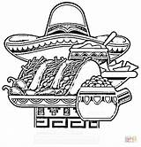 Mexican National Food coloring Page  Free Printable Coloring Pages sketch template