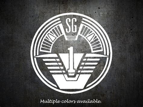 Vinyl Decal Stargate SG-1 SG1 unit logo | Etsy