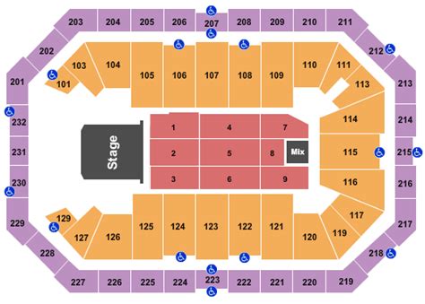 Dickies Arena Seating Chart + Rows, Seats and Club Seats