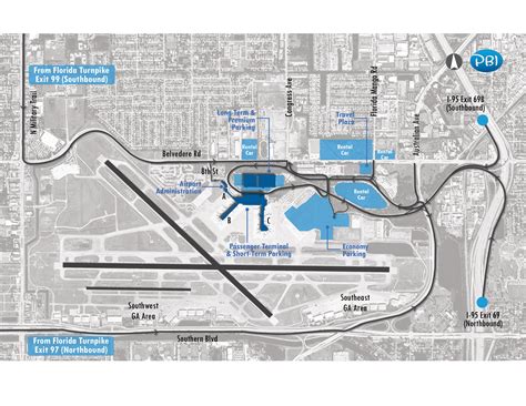 Fort Lauderdale Airport Parking Garage Map | Dandk Organizer