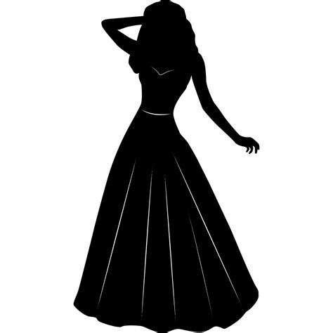 Dress Silhouette Clip Art