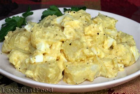 Mustard Potato Salad with Egg Recipe with Picture - LoveThatFood.com