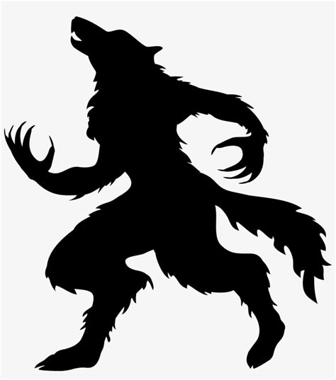 Halloween Werewolf Silhouette Png Clip Art Image - Free Transparent PNG ...