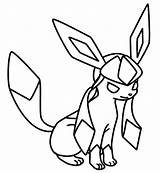 Glaceon 3 Coloring Page  Free Printable Pages For Kids sketch template
