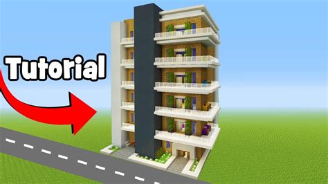 Minecraft Tutorial: How To Make A Modern Apartment Building "City Tutorial" - YouTube