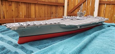 USS Nimitz CVN68 1975 Aircraft Carrier -- Plastic Model Military Ship Kit -- 1/350 Scale ...