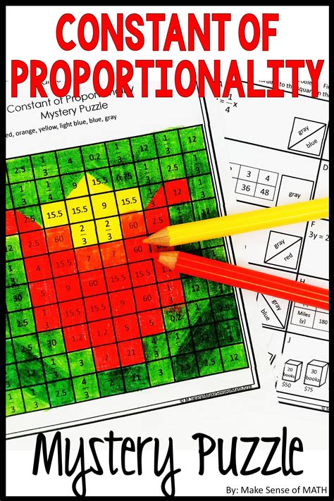 Constant of Proportionality Activity | Maths activities middle school, Middle school math, Fun ...