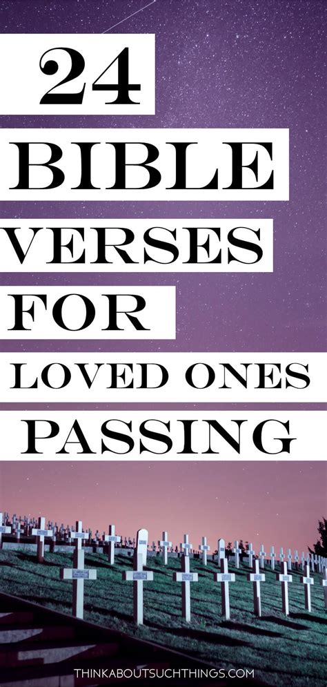 24 Consoling Bible Verses for Funerals and Lost Loved Ones | Bible ...