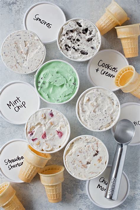 No Churn Ice Cream {6 Different Flavors!} | Life Made Simple