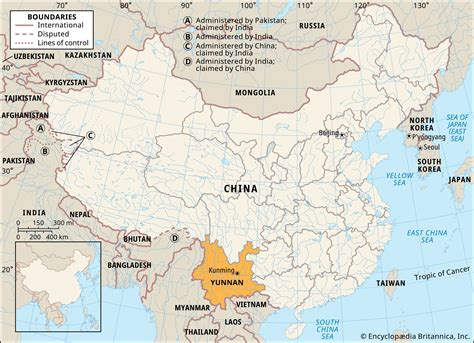 Map Of China Showing Yunnan Province - Dulcea Konstance