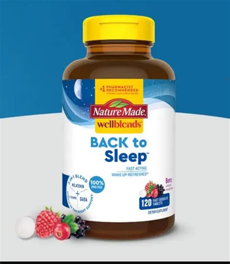 NATURE MADE WELLBLENDS Back to Sleep, 120 Tablets FREE SHIPPING - EXP 09/2025 $28.88 - PicClick