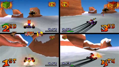 Crash Team Racing online 4 players 28.06.16 highlights - YouTube