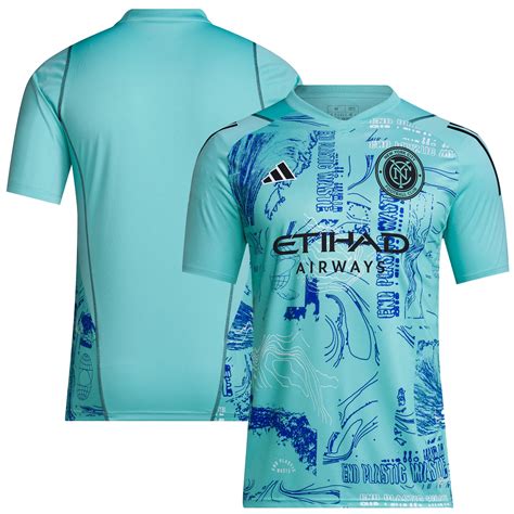 New York City FC adidas 2023 One Planet Replica Jersey - Green ...