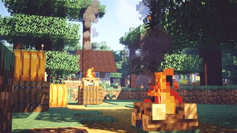 Minecraft, shaders, video games, screen shot, Mojang, video game landscape | 1920x1080 Wallpaper ...