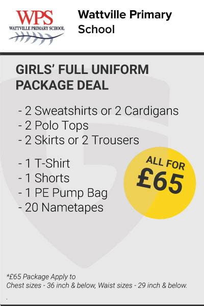 Wattville Primary School Girls Uniform Package Deal - Gogna Schoolwear and Sports