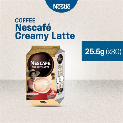 Nescafe Creamy Latte 3-in-1 Coffee 25.5g - Pack of 30