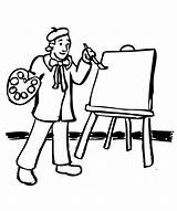Artist Coloring Pages  Free Printable For Kids sketch template