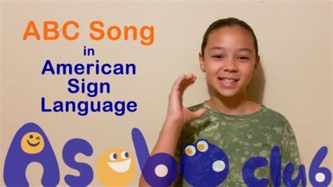 ABC Song in American Sign Language| Kids songs, ASL, Learn Alphabet in ASL