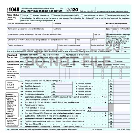 2023 Irs 1040 Form Printable - Printable Forms Free Online