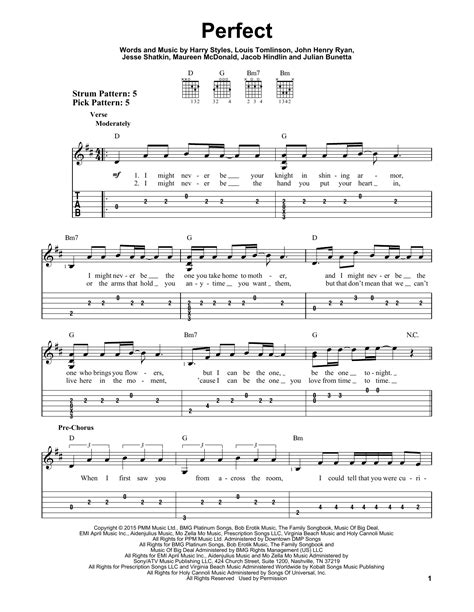 Perfect by One Direction - Easy Guitar Tab - Guitar Instructor