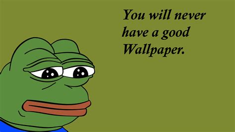 Pepe Wallpaper Meme - WallpaperSafari