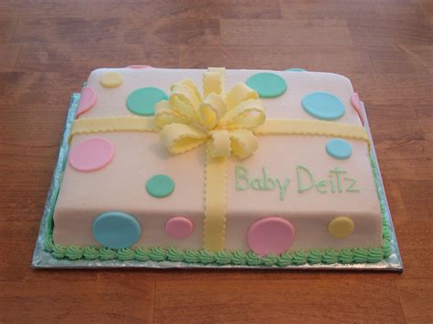 Baby Gender Reveal Cake — Baby Shower | Baby shower sheet cakes, Gender ...