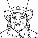 Scary Leprechaun Coloring Page 73374 58110 sketch template