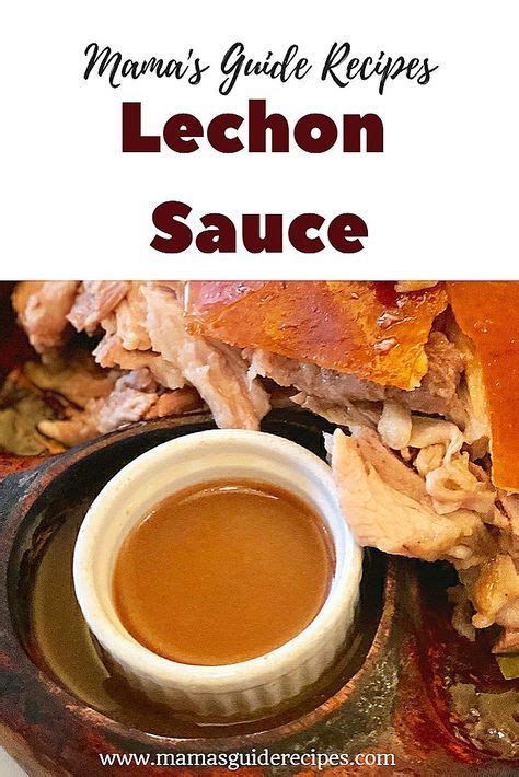 Lechon Sauce Recipe | Lechon sauce recipe, Lechon, Recipes