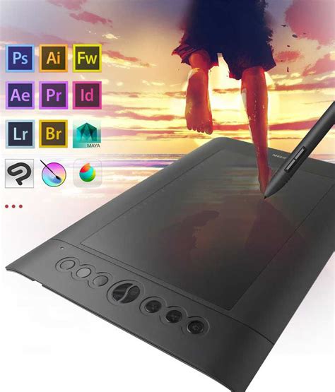 Huion H610 Pro Graphic Drawing Tablet | Divine Works | Huion drawing tablet, Drawing tablet, Tablet