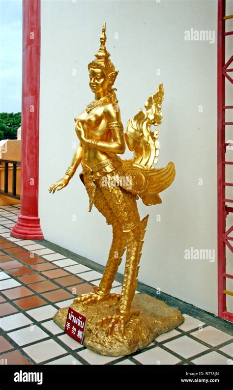 Kinnara, a mythological being, half-human and half-bird, Chinese palace ...