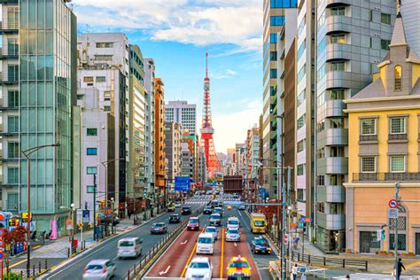 Tokyo city street view with Tokyo To | High-Quality Architecture Stock ...